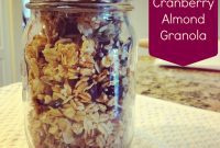 Wholesome Cranberry Almond Granola
