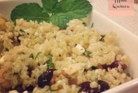 Vibrant Cranberry Mint Quinoa