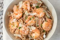 Spicy Rosé Shrimp Pasta