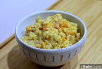 Golden Sweet Potato and Shrimp Risotto