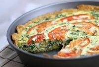 Farmhouse Tomato Bacon Spinach Quiche