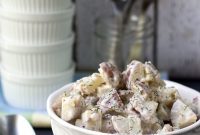 Reimagined Tangy Red Potato Bacon Salad
