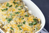 Zesty Verde Chicken Enchiladas