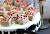 Trick-or-Treat Cake Batter Fudge