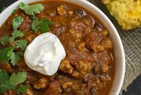 Hearty Roasted Butternut Turkey Chili