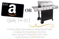 Win a 300 Dollar Amazon Card or Brand New Grill Discover Mouthwatering Recipes