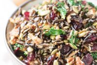 Golden Grain Autumn Salad with Pumpkin Zest Dressing