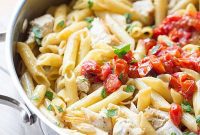 Creamy Chardonnay Chicken Skillet Pasta