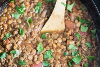 Moroccan Spiced Slow Cooker Lentil Soup
