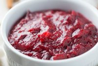 Bright Citrus Cranberry Apple Compote