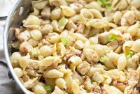 Honey Mustard Chicken Bacon Pasta Skillet