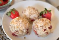 Strawberry Yogurt Coconut Muffins