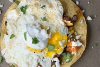 Black Bean and Egg Breakfast Tostadas