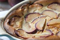 Rustic Plum Clafoutis Delight