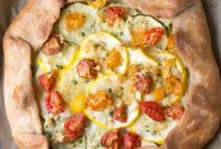 Sun-Drenched Summer Squash and Tomato Tart