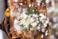 Southwest Veggie Enchilada Layers