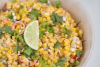 Creamy Street Corn Salad (Vegan Adaptable)