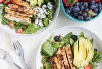 Gorgonzola Berry Chicken Salad with Creamy Avocado