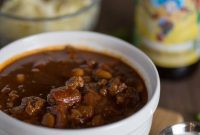 Rich Chocolate Stout Chili