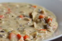 Wholesome Leftover Turkey Wild Rice Soup with Fresh Herbs