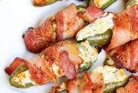 Keto Bacon-Wrapped Jalapeno Poppers Grilled Air Fried Baked