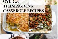 Twenty Five Glorious Thanksgiving Casseroles