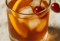 The Perfect Brandy Old Fashioned with a Zesty Orange Twist