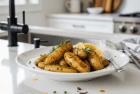 The Ultimate Crispy Garlic Herb Fingerlings