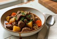 Simple Guinness Beef Stew with a Secret Savory Flavor