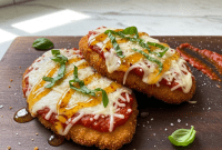 Sweet Heat Crispy Chicken Parm