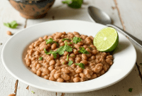 Smoky Brown Butter Chipotle Refried Beans