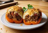 Damakları Şenlendiren Füme Gouda Biber Dolması