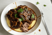 Velvet Oxtail Braise with Smoky Chocolate Red Wine
