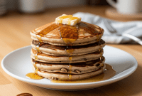 Toasted Pecan Brown Butter Banana Pancakes