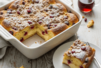 Effortless Overnight Cranberry Orange French Toast Bliss