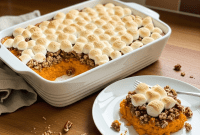 Sweet Potato Casserole with Toasted Marshmallows: A Thanksgiving Tradition