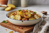 Tangy Cider & Bacon German Potato Salad