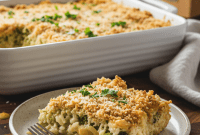 Creamy Broccoli Rice Casserole with Sweet Caramelized Onions