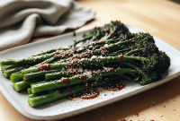 Gochujang Brown Butter Glazed Charred Broccolini