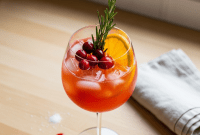 Rosemary Cranberry Aperol Spritz The Taste of Holiday Cheer