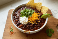 Speedy 15-Minute Black Bean Chili