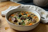 Classic Hearty Beef and Barley Soup