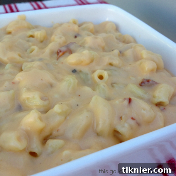 Smoky Chipotle Macaroni & Cheese close up