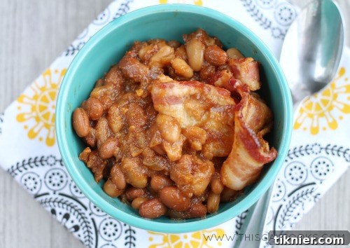 BBQ Baked Beans from www.thisgalcooks.com wm