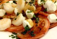 Vibrant Shrimp Caprese Salad