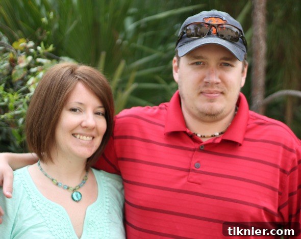 Ken and I during mom's visit