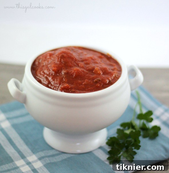 Homemade Spaghetti Sauce with Sausage - Ready for a Delicious Meal