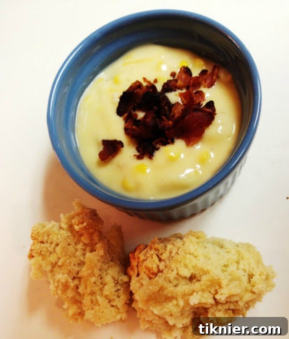 Delicious Cheesy Gnocchi and Corn Chowder with Easy 3-Ingredient Beer Bread