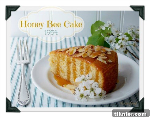 Honey Bee Cake with Honey Caramel Frosting