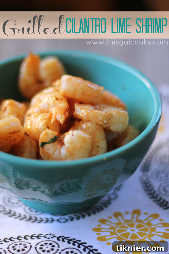 Zesty Grilled Cilantro Lime Shrimp 2 Grilled Cilantro Lime Shrimp from www.thisgalcooks.com #grilling #seafood